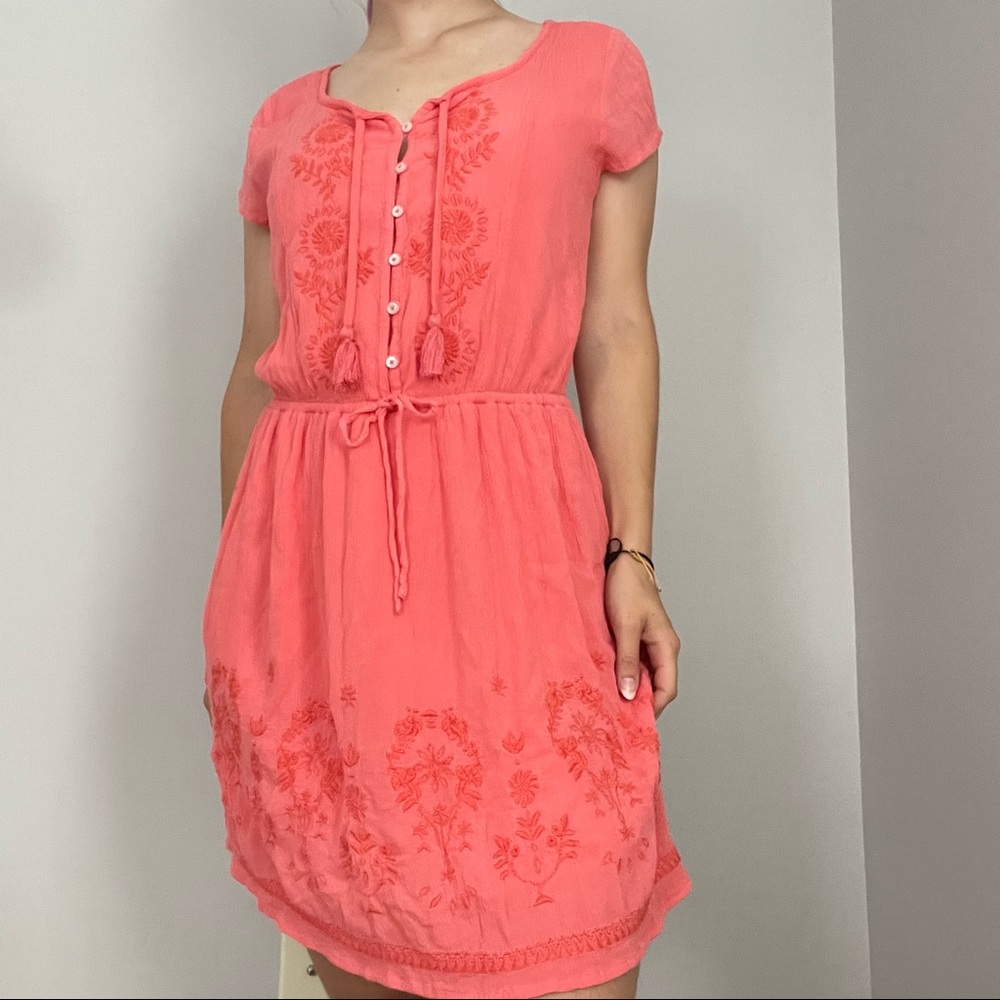 Orange Embodied Hollister Dress